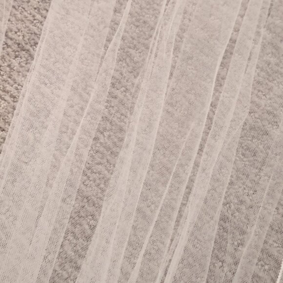 White Wedding Veil - 7' 6" - Picture 2 of 5